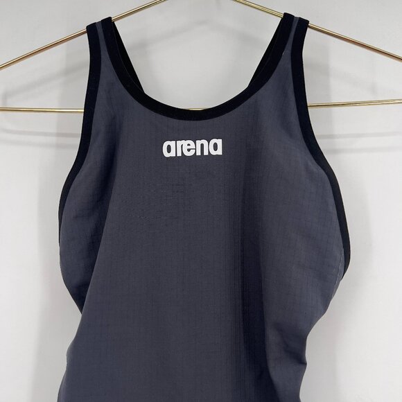 Arena Carbon Core FX Open Back Tech Suit Swimsuit Women’s 30 Black FINA Approved - Picture 2 of 12